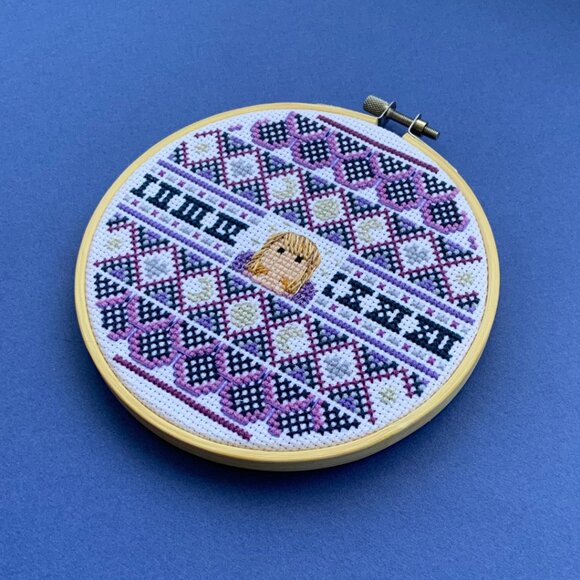 Embroidered Taylor Swift 'Midnights' Album Inspired Loop - Picture 2 of 3